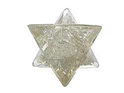 1 Pcs Clear Quartz Large Crystal Orgone Merkaba