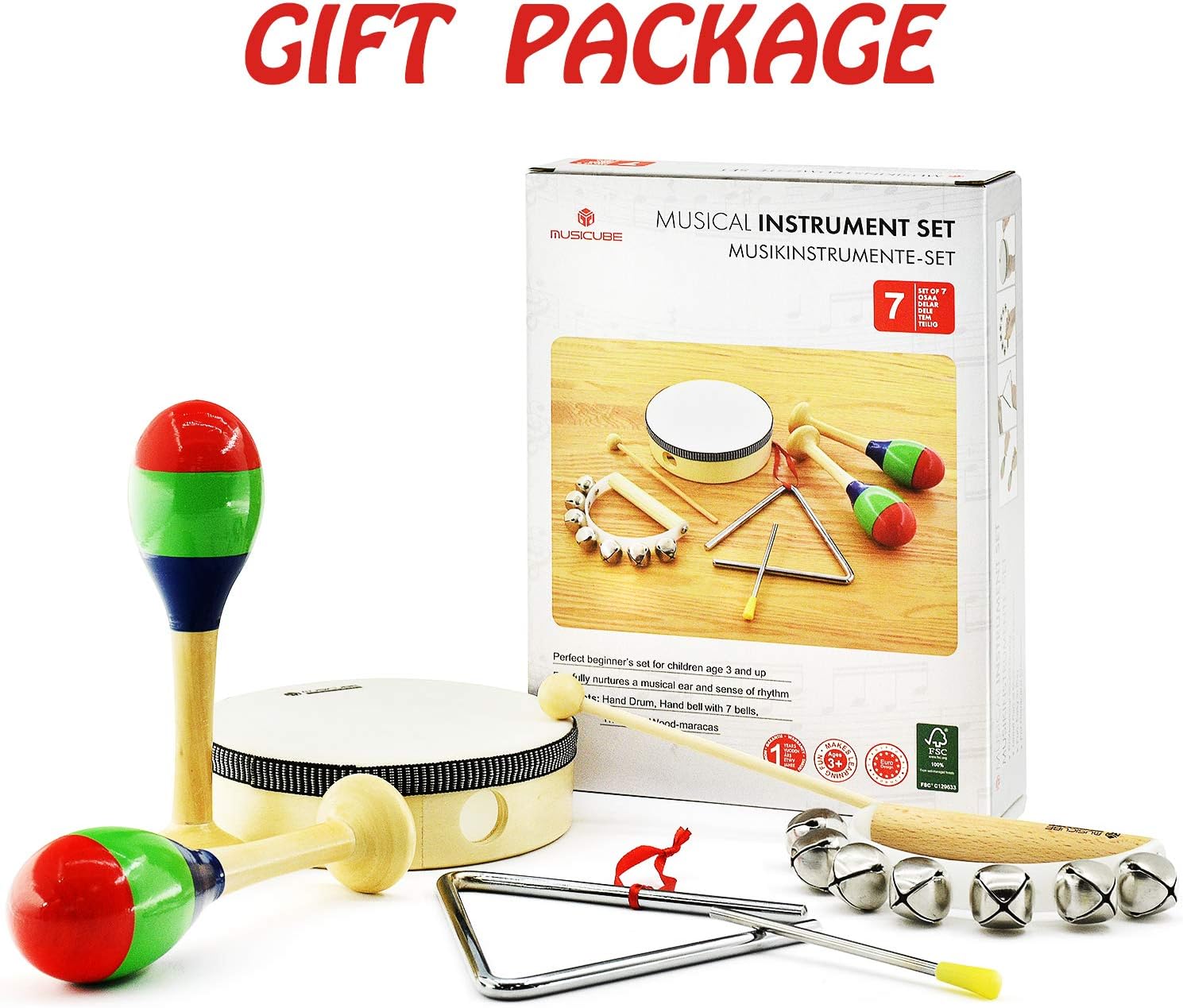 baby wooden instrument set