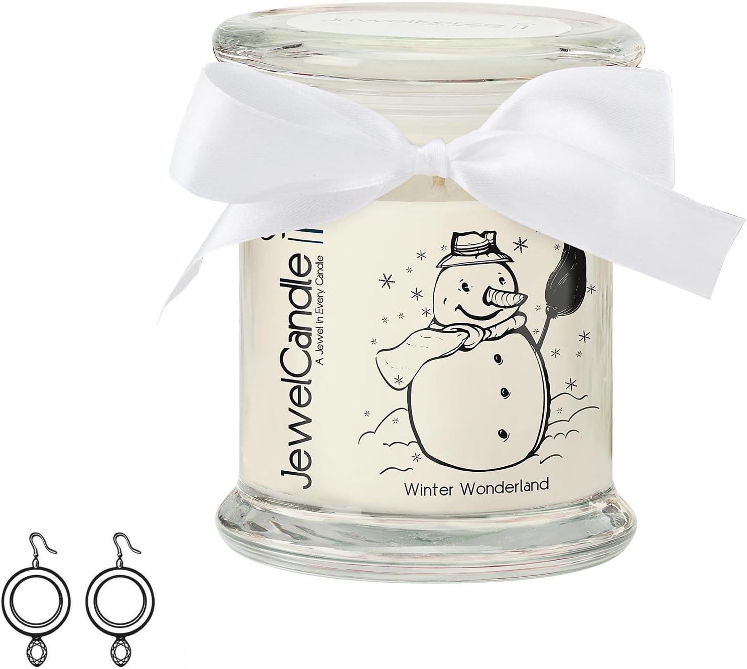 JewelCandle Winter Wonderland Bougie Parfumée avec Bijou Surprise en