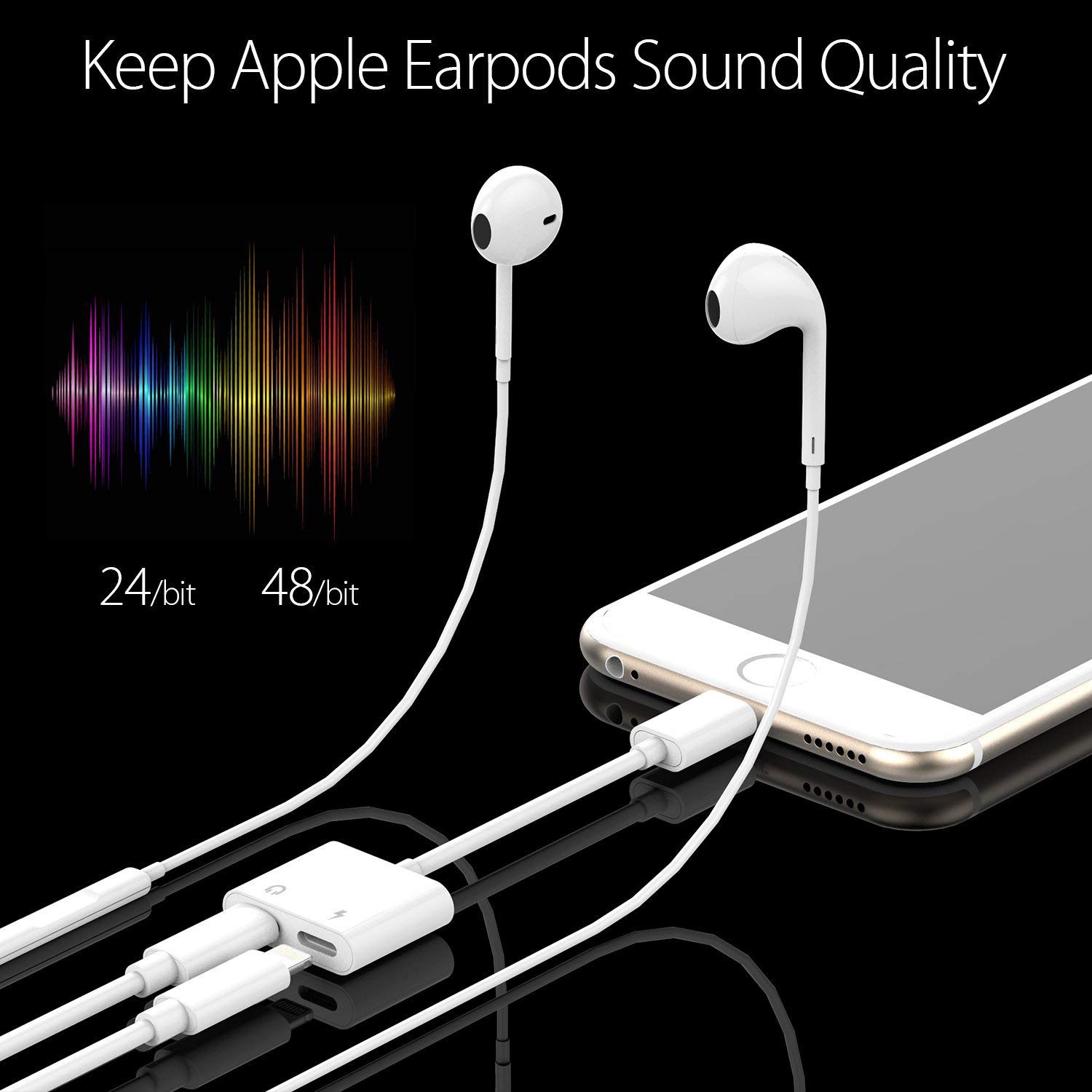 ZERKAR ZJ-A01 iPhone 7 Adapter and Splitter