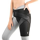 Vital Salveo Graphene Hip Brace – Steady Support for Alleviating Hip & Thigh Stiffness,Hip Pain Relief,Adjustable Crossed Bandages Designed for Sports, Walking & Daily Wear (1 PC) - Medium