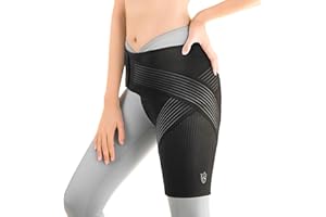VS VITAL SALVEO Vital Salveo Compression Hip Brace – Support for Men & Women, Hip Pain Relief, Injury Recovery, Comfortable & Adjustable Design (1PC) - Medium