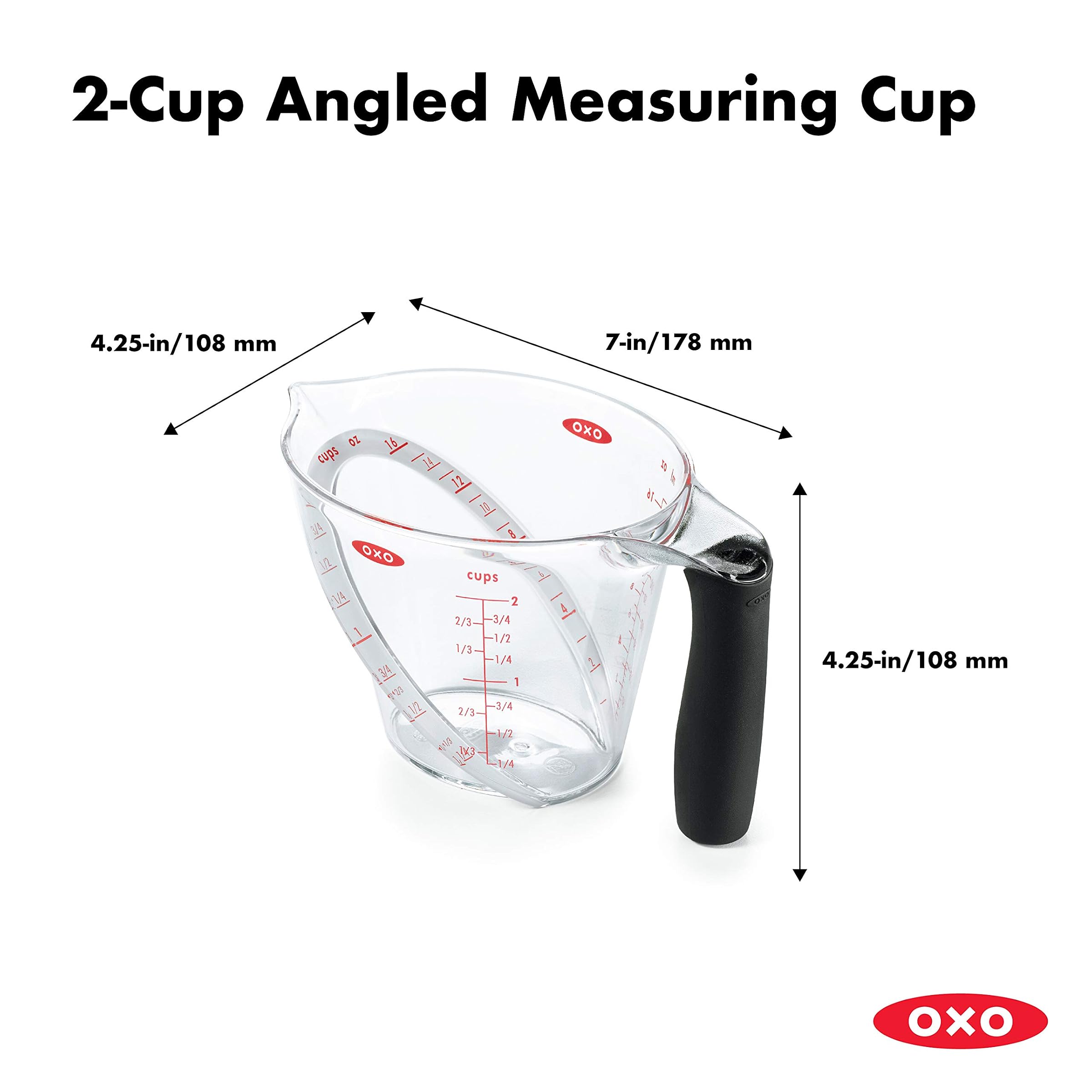 OXO Good Grips 2 Cup Angle Measuring Cup