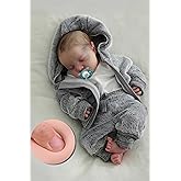 BABESIDE Lifelike Reborn Baby Dolls Boys - 17-Inch Real Baby Feeling Realistic-Newborn Baby Doll Full Body Vinyl Real Life Baby Dolls with Toy & Gift Box for Kids Age 3+