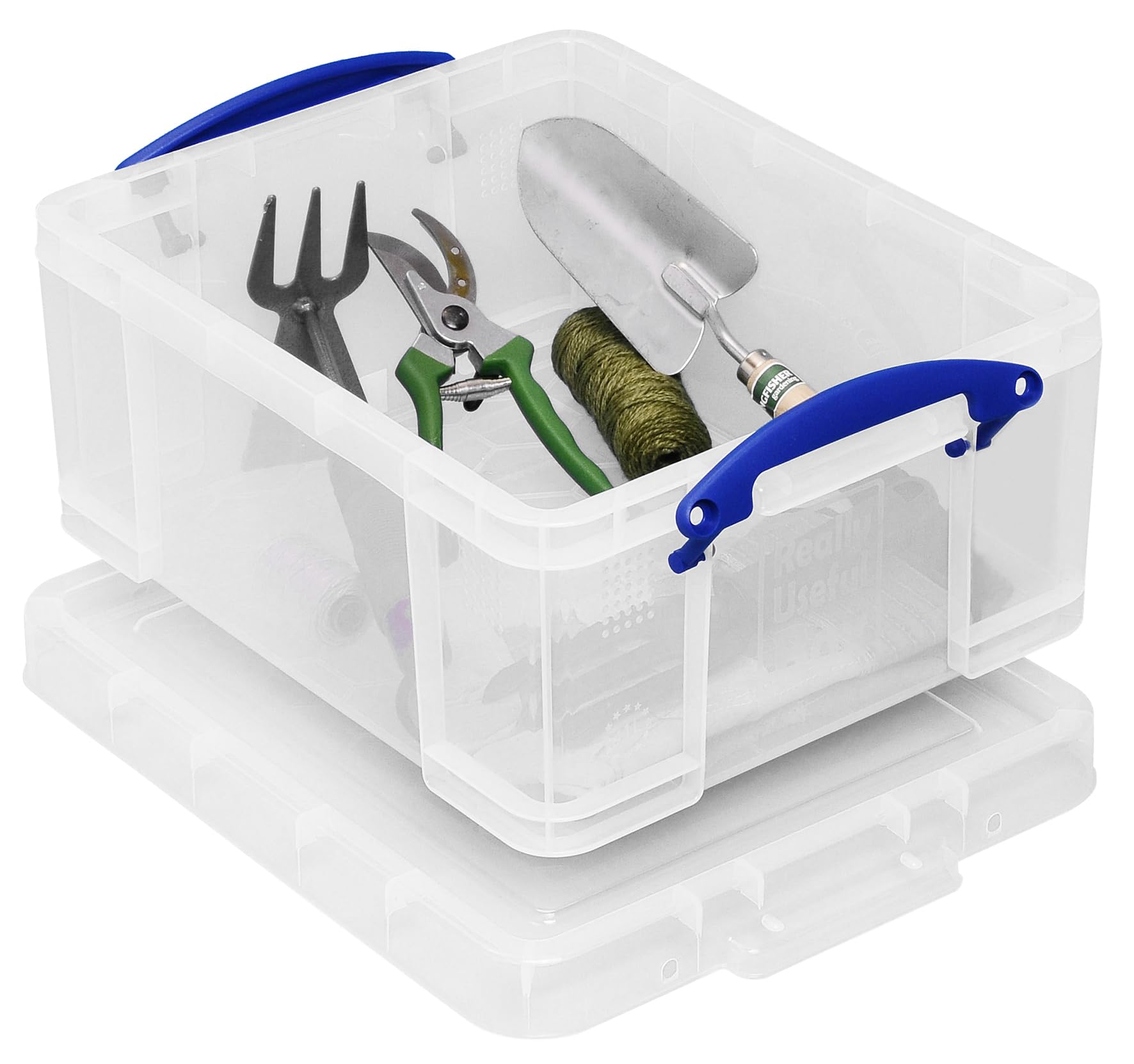 Really Useful Box Plastic Storage 21 Litre Clear