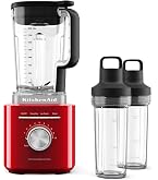 Frullatore KitchenAid K150 Con 2 Bottiglie Personali - Tritaghiaccio 3 Velocità, Caraffa 40 Once, Modello KSB1332