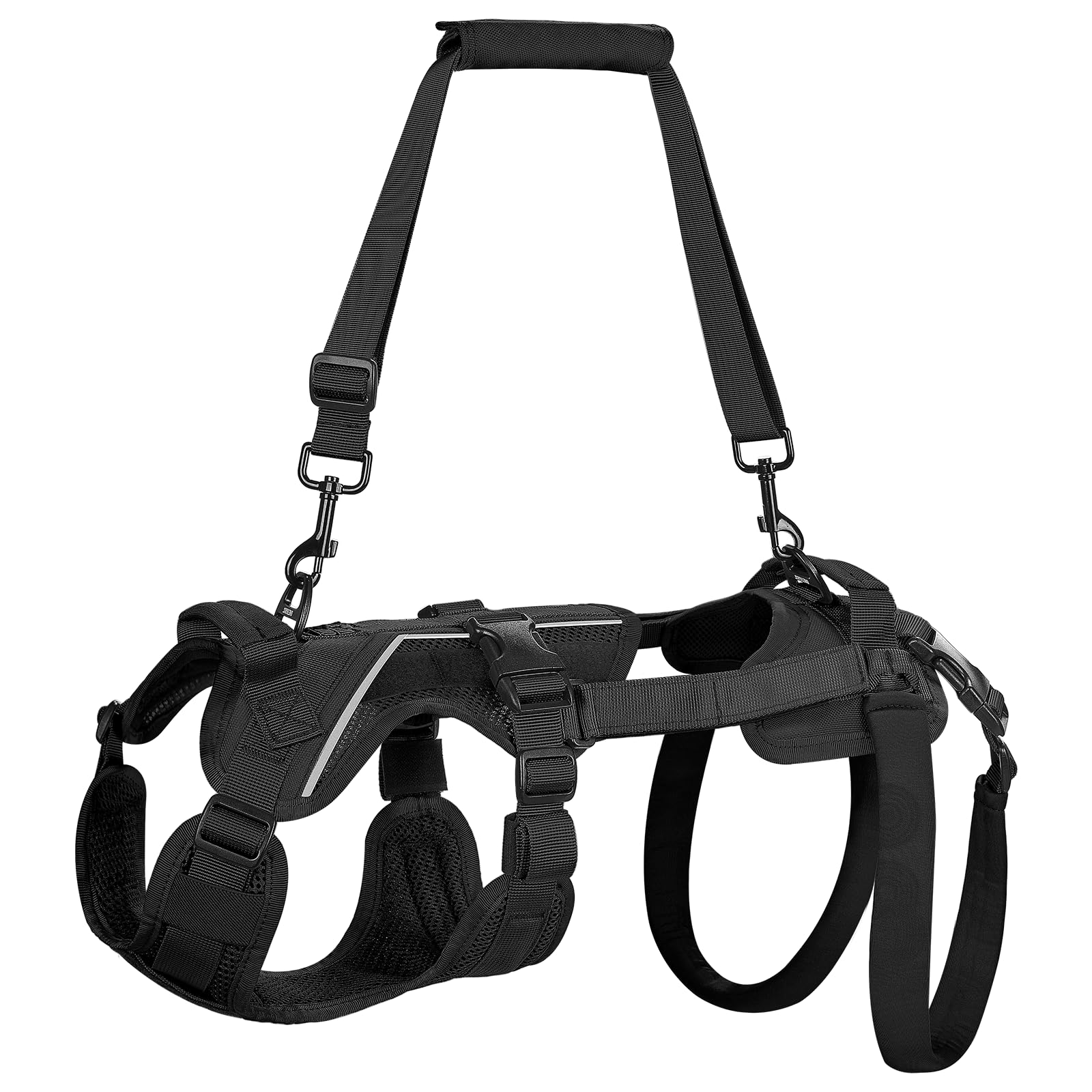 Photo 1 of OneTigris Dog Lift Harness for Small Dogs XS, Dog Sling Carrier for Small Dogs, Full Body Lift Harness with Reflective Straps, Dog Support Harness for Back Legs