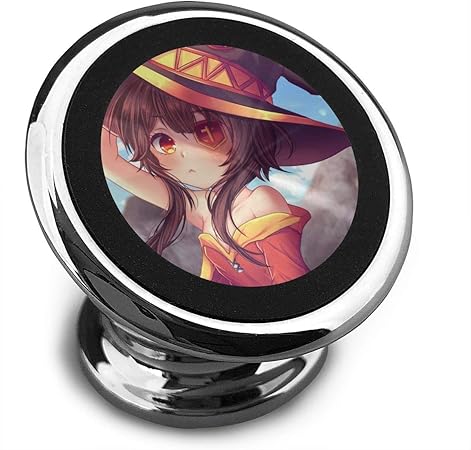 Amazon かわいいアニメの女の子 車載ホルダー 磁気携帯電話カーホルダー 360度回転 落下防止 取付け簡単 高級感 おしゃれ スマホスタンド ユニバーサルタイプ 車 バイク 車 バイク