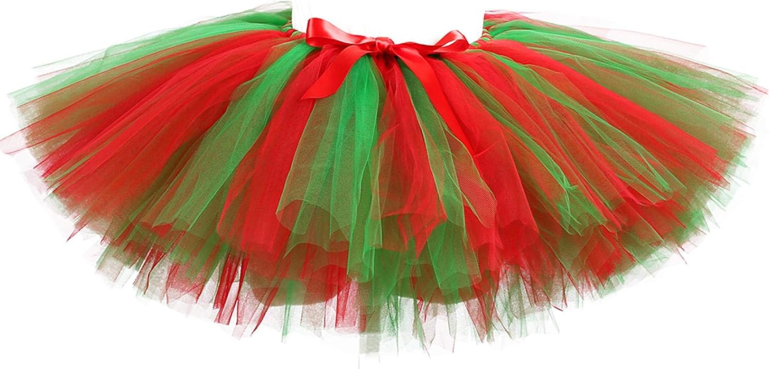 Falda Plisada Blanca Falda Tutú De Capas De Tul Para Mujeres Y