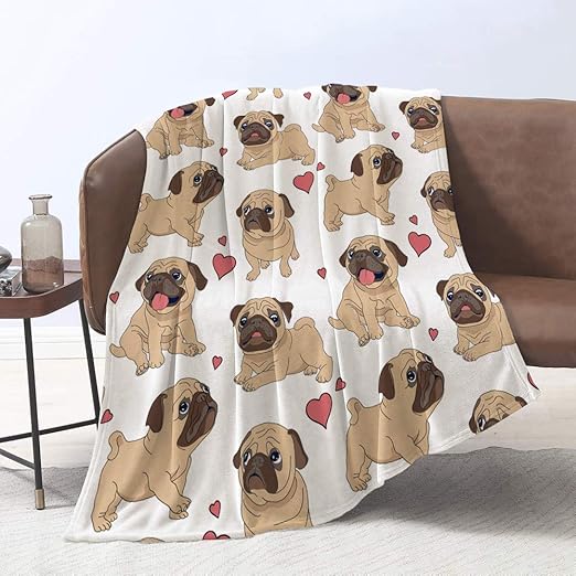 pug blanket amazon