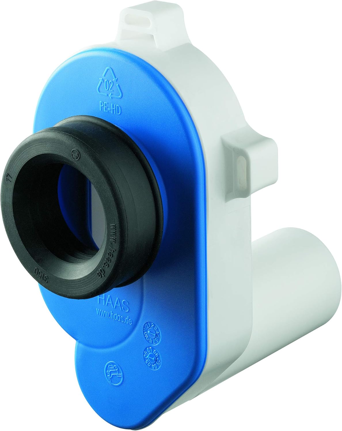 Haas &amp; Sohn PE Sifone A Scomparsa UP Sifone Orizzontale DN 40 50 Mm Valvola Per Lavatrice Sifone Per L 24872612