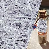 Gainspra 2 LB Crinkle Paper Filler for Gift: Shredded Wrapping for Gift Boxes or Wedding or Birthdays, Crinkle Cut Paper & Basket Stuffing Filler (White)