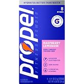 Propel Electrolyte Water Beverage Mix, Raspberry Lemonade, 0.11 Oz X 8