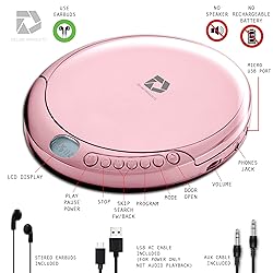 Deluxe Products CD Player Portable with 60 Second