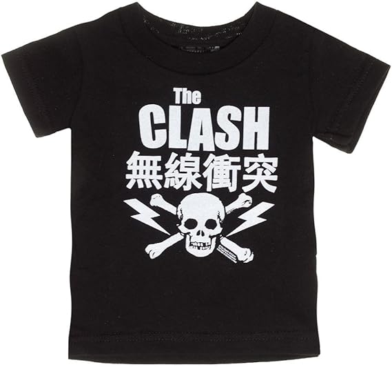 Amazon ザ クラッシュ キッズ Tシャツ The Clash 無線衝突 正規品 子供服 Tシャツ カットソー 通販