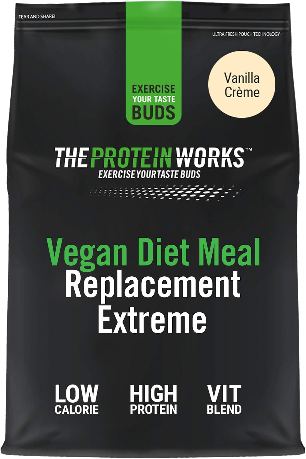 Protein Works - Vegan Diet Meal Replacement Extreme, 2 kg (Pack of 1)