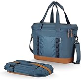 CleverMade Collapsible Insulated Cooler Bag – Leakproof Soft Cooler for Beach, Travel, Car – Bottle Opener