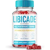 Libicade Gummies, Official Libicade Supplement Gummy for Men - Maximum Strength Performance, All Natural Support for Overall Health &amp; Wellness, Advanced Libi Cade Health Reviews (60 Gummies)