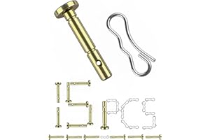 YAMAKATO 15pcs 738-04124A and 714-04040 Shear Pins and Cotter Pins for MTD Craftsman Cub Cad Troy Bilt Snow Blowers