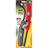 BIC Multi-Purpose Classic Edition Lighter &amp; Flex Wand Lighter, 2-Pack | Colors May Vary, Child-Resistant Design for Safety, Flexible Metal Neck for Easy Use on Hard to Reach Areas