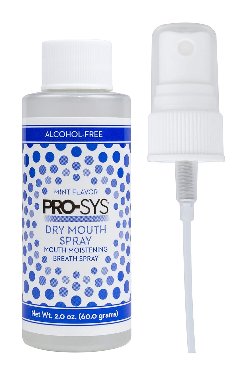 PRO-SYS Dry Mouth Spray, Alcohol-Free, Sugar-Free, Mild Mint, 2 fl. oz. – 1 Bottle: Beauty