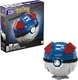 MEGA Brands Mega Pokémon Great Ball Buildable 299 Pieces Light 5 in Tall HMW04