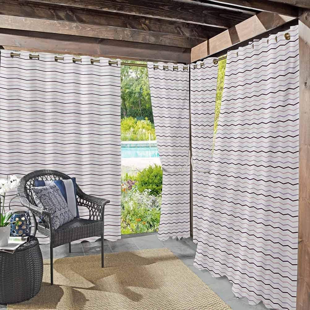 Anmaseven - Cortina transparente para exteriores con calor y luz