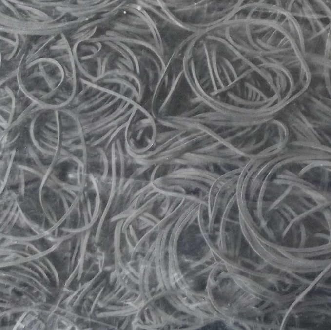 1 kg Gummiringe schwarz 40 mm Ø 1,2 x 1,2 mm breit Haushaltsgummis Gummibänder Fa.ars