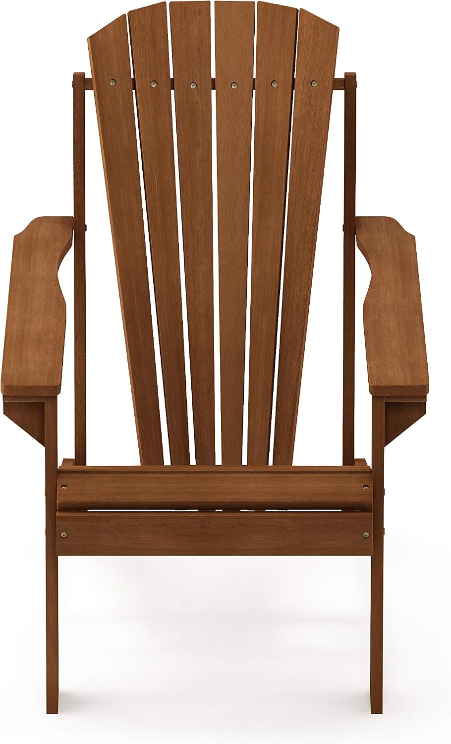 Furinno Tioman Hardwood Adirondack Patio Garden Chair in Teak Oil, Small, Natural - Image 3