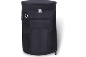 KOVSHUIWE Propane Tank Cover, Fits 20-Pound Steel Propane Cylinder,Propane Gas Tank Cover with Stable Tabletop Feature,UV and Weather Resistant,Ventilated with Storage Pocket, 600D Heavy Duty Oxford Cloth