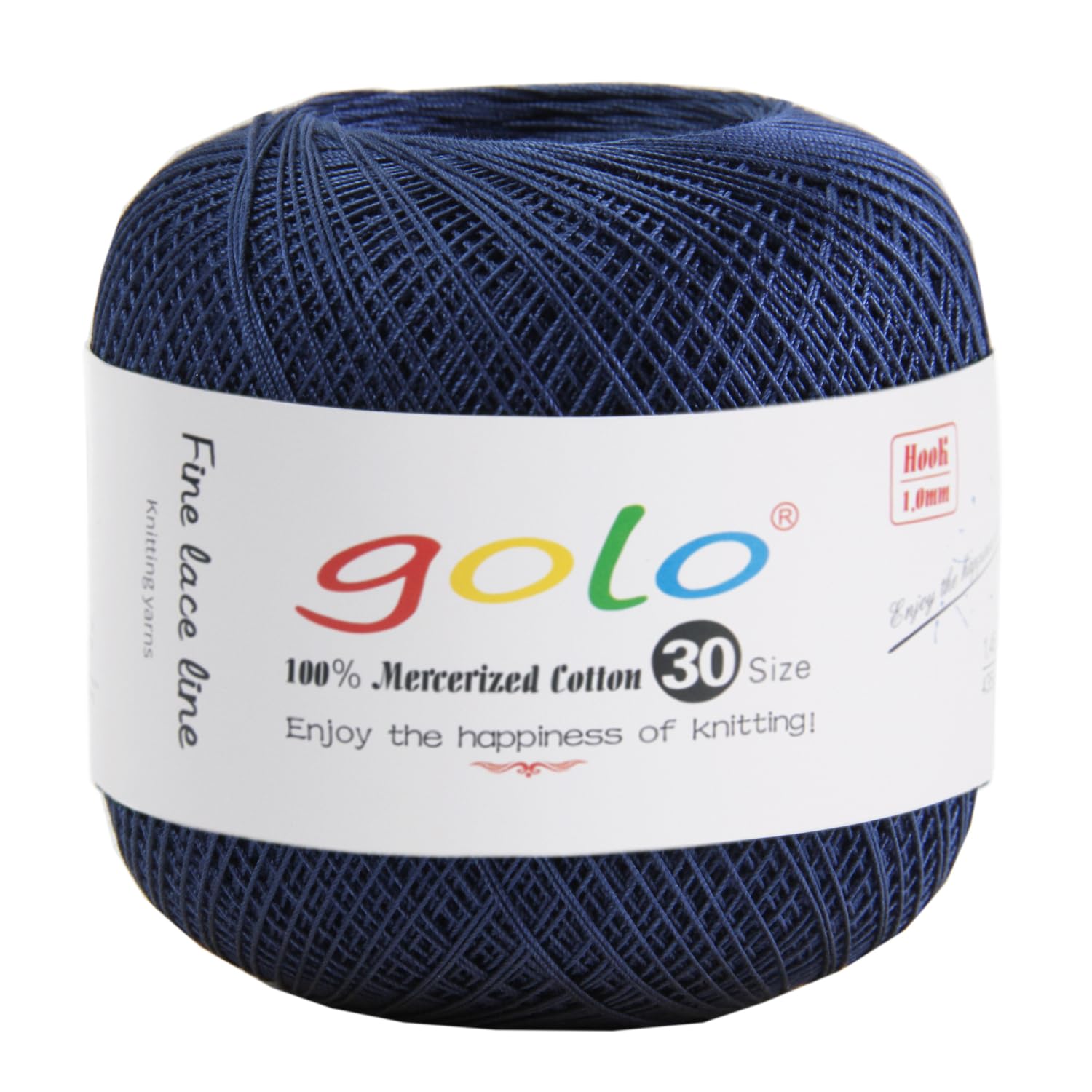 golo Crochet Thread Size 30 Yarn for Hand Knitting Cotton Crochet Yarn — image 1