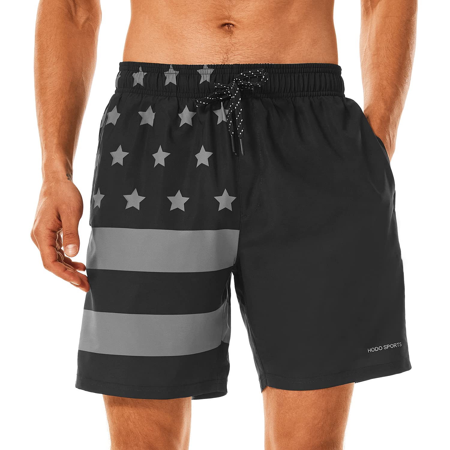HODOSPORTS Mens Swimsuit Trunks 7
