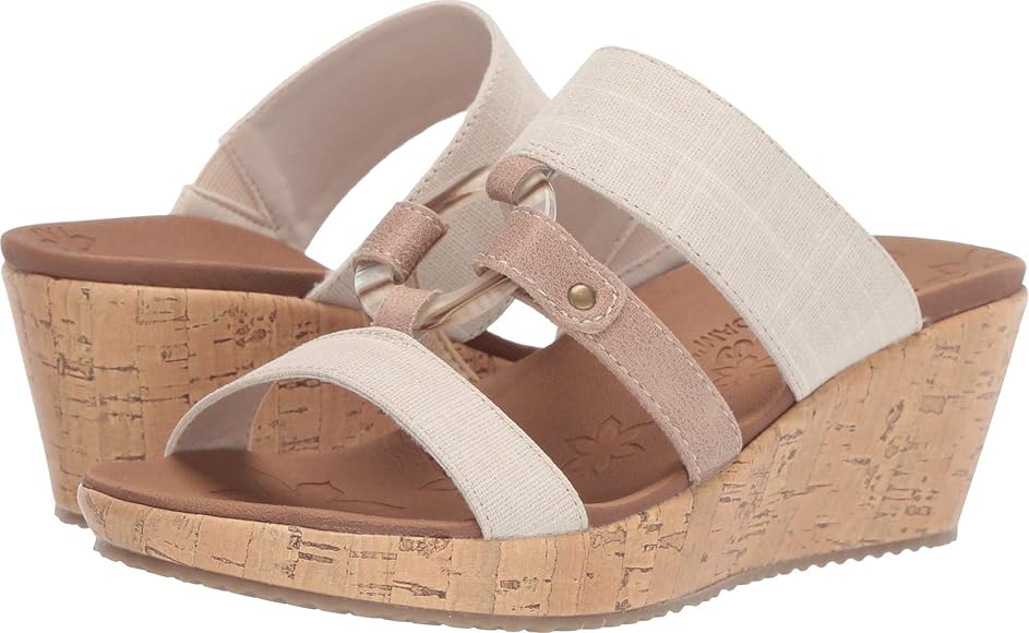 skechers wedge sandals amazon