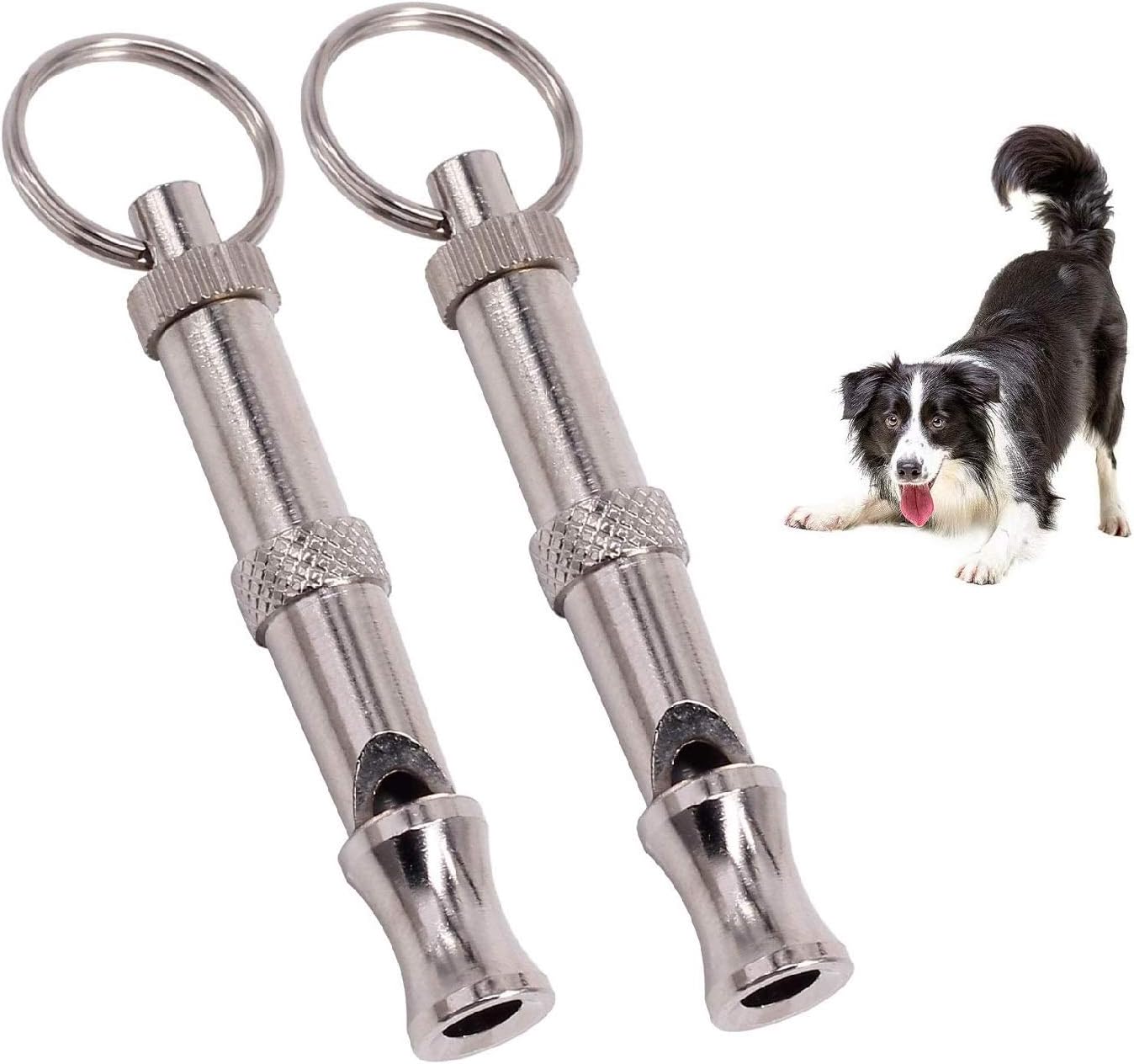RHH 2 Pieces Pet Training Whistle Professional Dog Training Whistle to