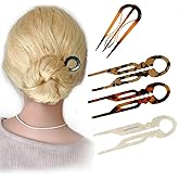Prestige French Hair Pins, New Hairpins Accessories Elegant Hair Clips for Women, Suitable for Most Hair Types (4PCS)