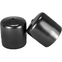 Prescott Plastics 1 Inch Round White Plastic Plugs (10 Pack) - Chair Leg Floor Protectors, Tubing End Caps - View #4