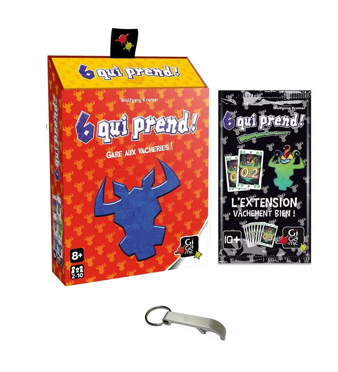 Blumie Shop: Set of Games: 6 Who Takes + Cow Extension + 1 Blumie Bottle Opener
