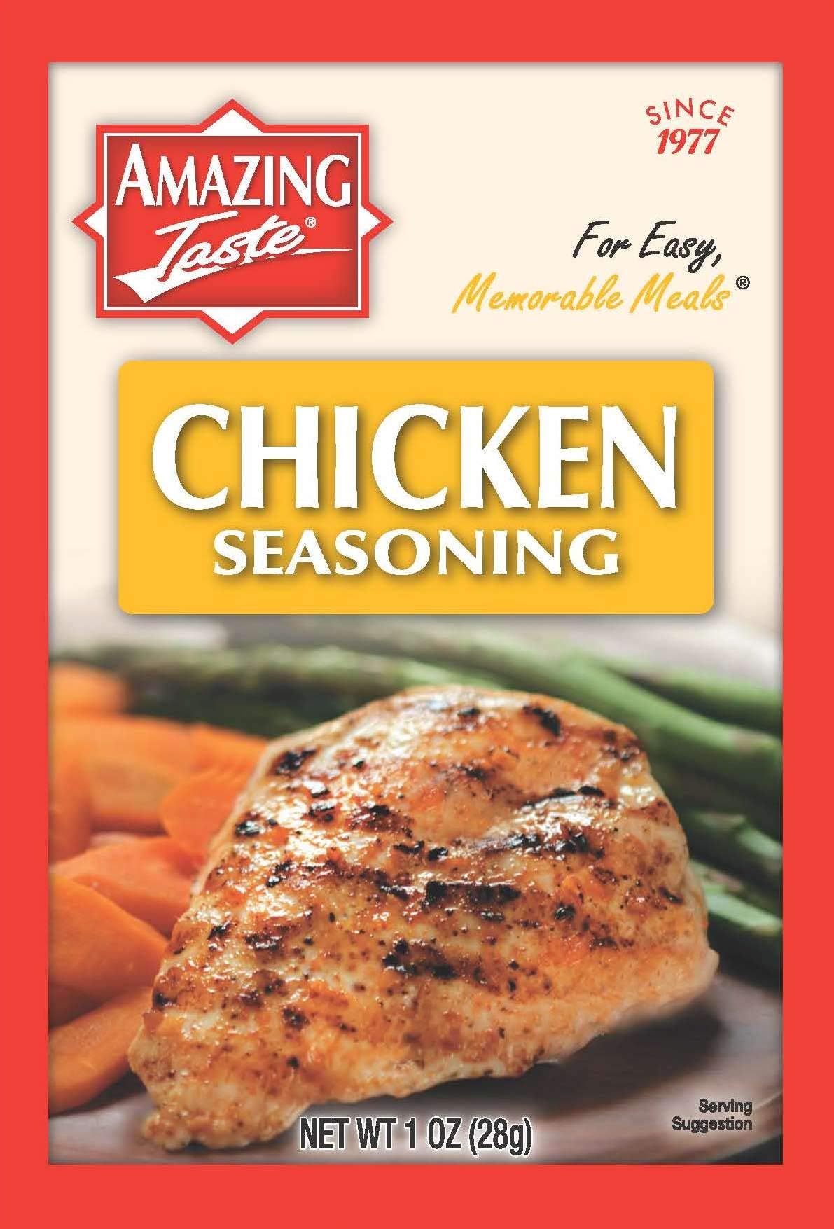 Amazing Taste Chicken Seasoning Bundle (10 Packets- 1 oz. ea.)