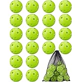 20 Pack Plastic Baseball Practice Balls - Hard Training Baseballs for Batting Hitting Pitching - Hollow Airflow Softball - Limited Flight Lightweight Mini Ball for Indoor & Outdoor Sport 9 Inches