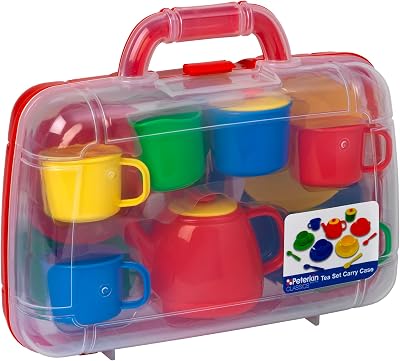 Peterkin Tea Set in Carry Case Toy Party Fancy Dress Alice