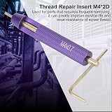 143 M4 x 2D Stainless Steel Helical Screw Thread Inserts 50pcs Industrial view 4
