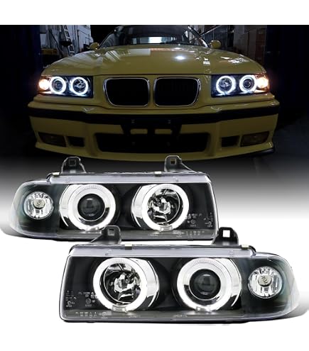 Amazon.com: AmeriLite for 1992-1998 BMW 3 Series E36 Sedan 1pc LED