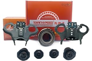 TRANSPEED 6DCT250 DPS6 Transmission Dual Clutch Shift Fork with Separate Bearing & Spacer Kit DPS6 Release Fork Levers Kit for Ford Focus Fiesta EcoSport 2012-2017 Replaces -CA6Z7515J / CA6Z7515K