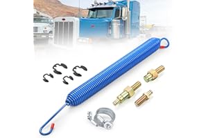 13-04638 Hood Springs, Cable and Stud Bolts with Retaining Rings - Compatible with Peterbilt 357,377 & 379 Series (1987-2008)