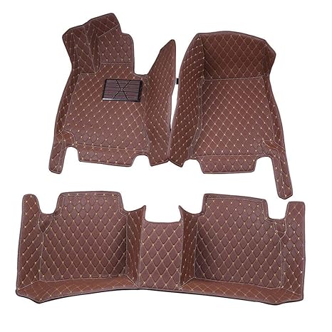 Worth Mats Custom Fit Luxury Xpe Leather Waterproof Floor Mat For Cadillac Srx 2010 2016 Coffee