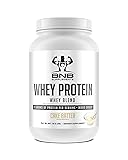 BNB 100% Whey Protein - Cake Batter Flavor - 21g of Protein per Serving - 2lb Tu