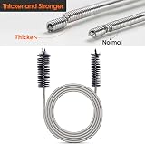 LiteTour Extra-Thick 67in Flexible Cleaning Brush Dual Nylon Heads Stainless view 6