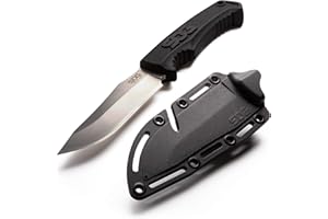 SOG Tactical Knife with Sheath - “Field Knife” Fixed Blade Knives FK1001-CP 4” Fixed Blade Knife with Full Tang Sharp Knife B