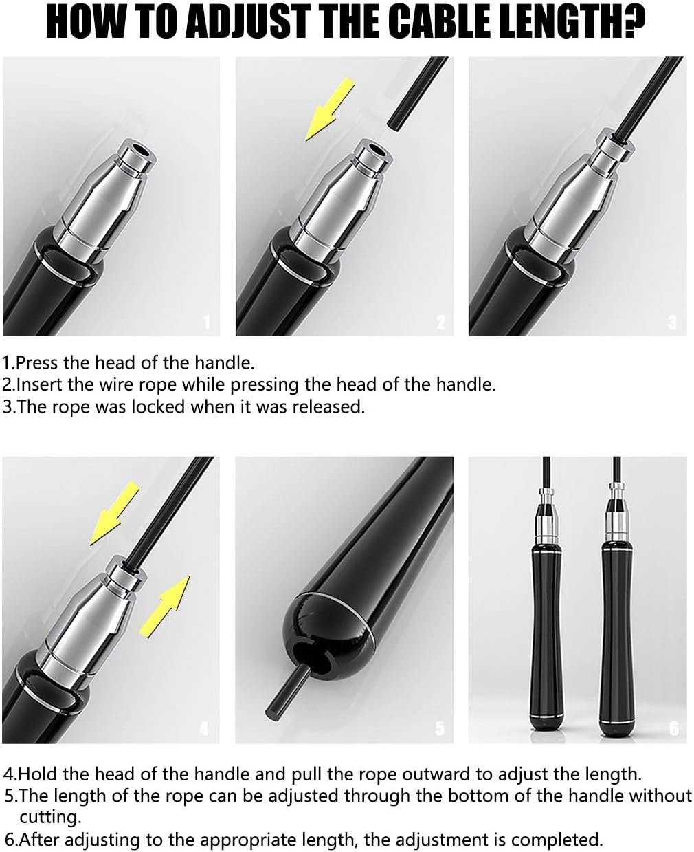SOLSOULAB Jump Rope for Workout, Premium Quality with Self-Locking Adjustable Design, Skipping Rope for Fitness, Boxing Jumping Rope for Women and Men : Sports & Outdoors