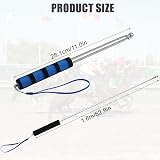 SAVITA 5PCS Horse Training Flags with 63in Telescopic Poles (5 Colors) view 3